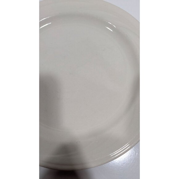 Syracuse China Cascade Flint Plate 9.75" White Glossy Vintage Dinnerware - Picture 5 of 9